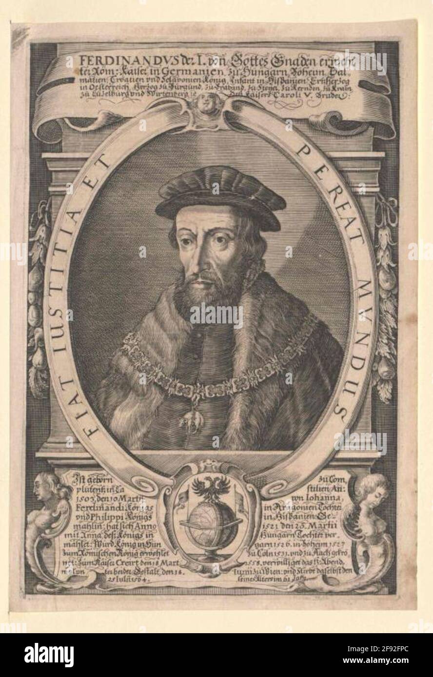 Ferdinand I., RomanGerman Kaiser 1567/1666 Stock Photo Alamy