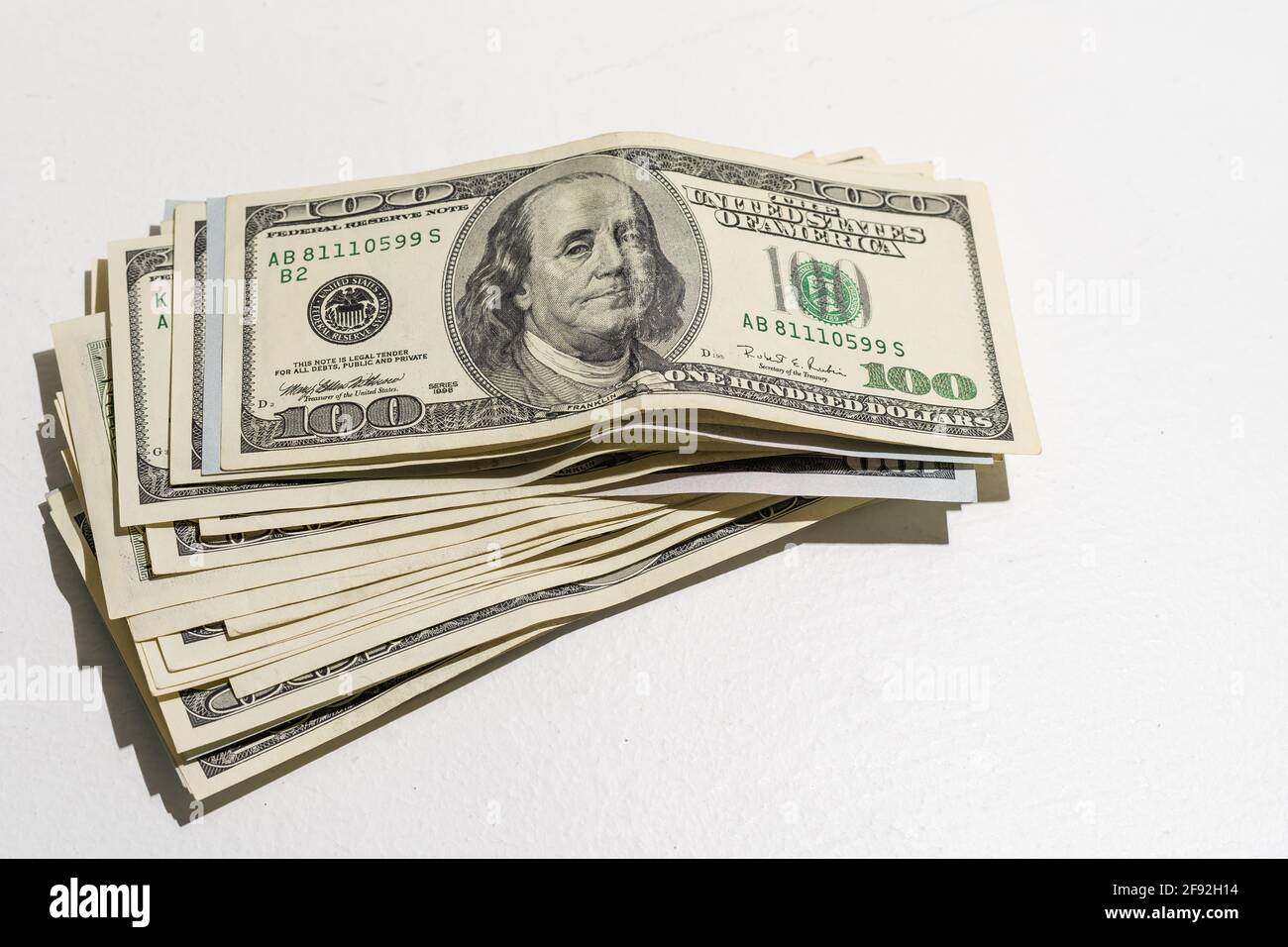 One Hundred Dollars Portrait Of President Benjamin Franklin Us Dollars Background Closeup Of A Lot Of Banknotes Hundred Dollar Bills American Stock Photo Alamy