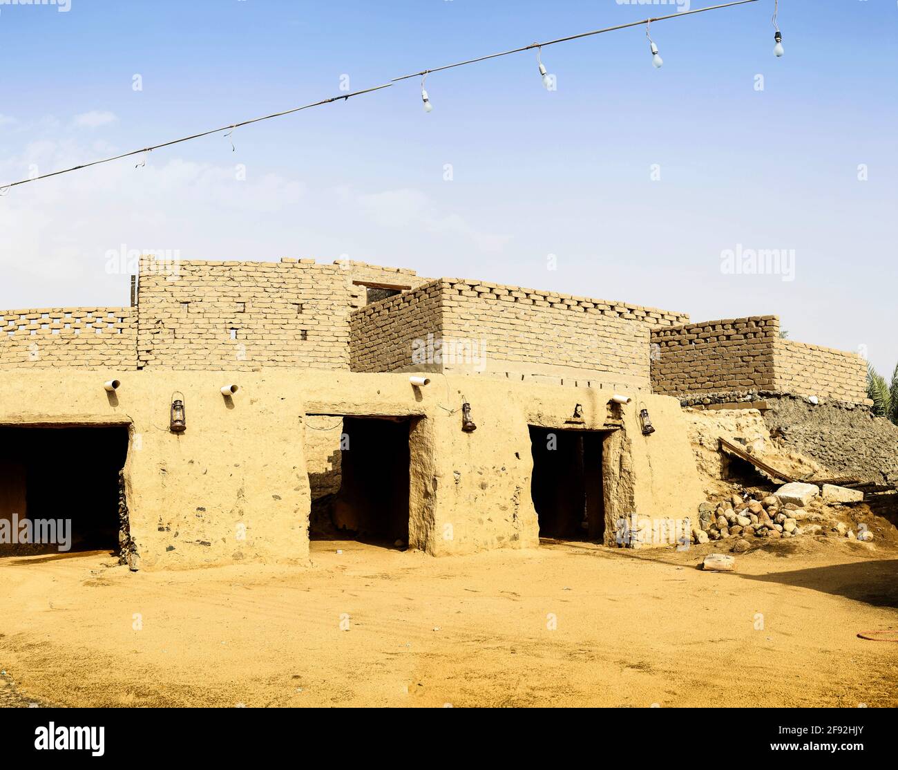 Old House in Yanbu Al Nakhl Historical Place, Saudi Arabia Stock Photo