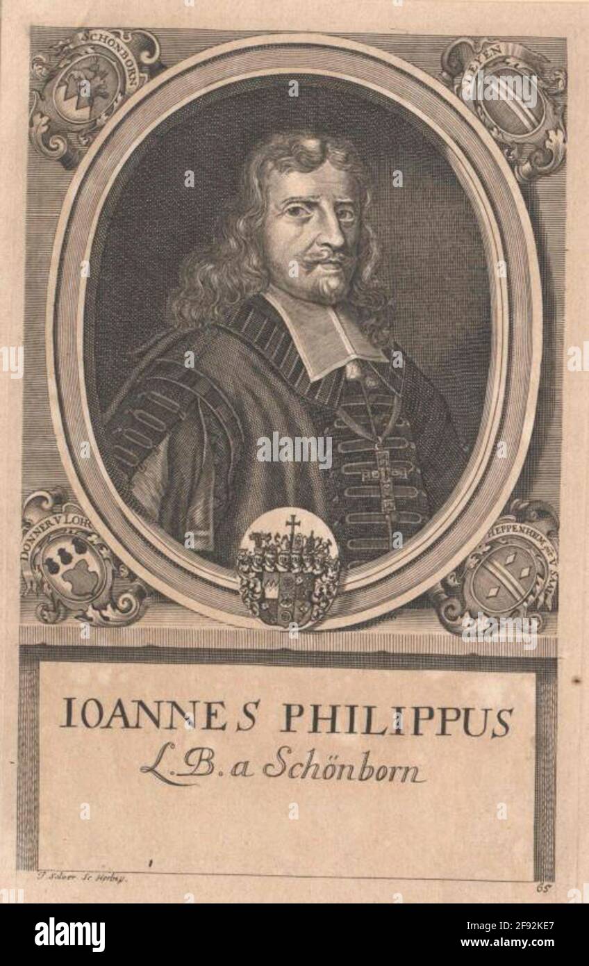 Schönborn, Johann Philipp von Stock Photo Alamy