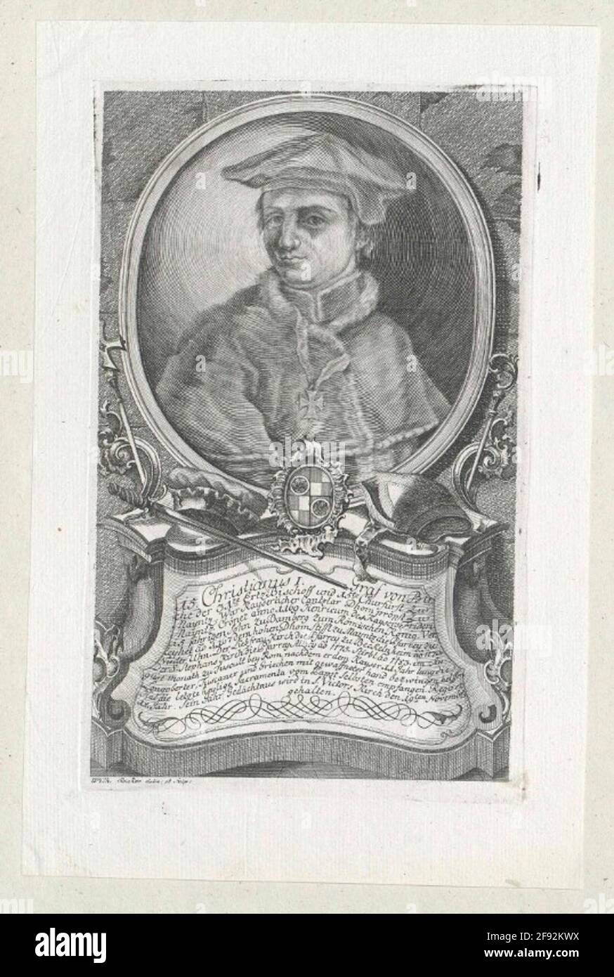 Christian I. of Mainz Stock Photo Alamy