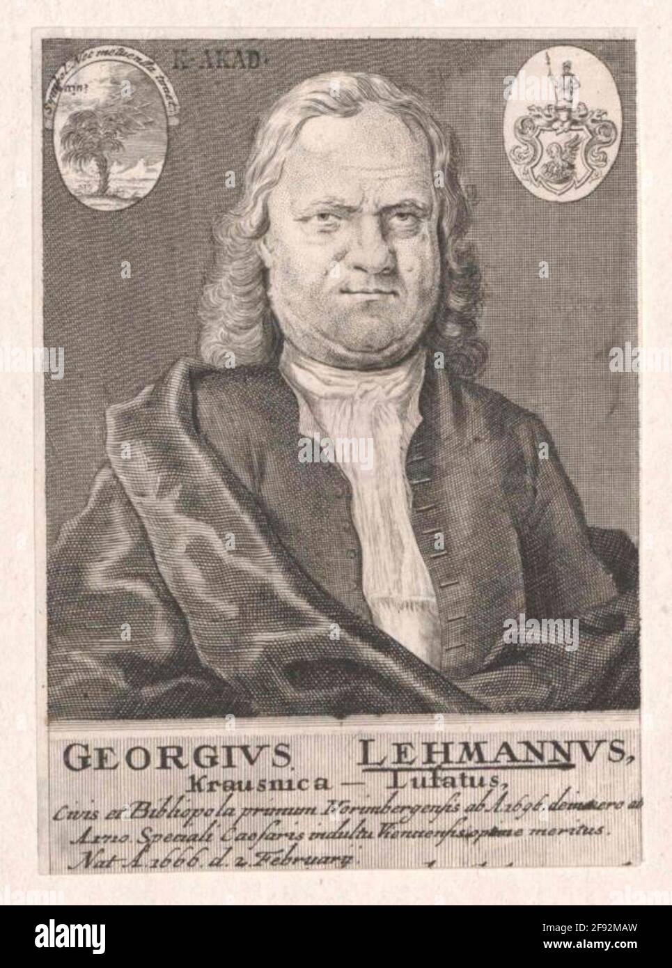 Lehmann, Georg Stecher: Beck, Tobias Gabrielverleger: Roth-Scholtz, FriedrichDatierung: 1726 / 1742Sort: Nuremberg Stock Photo