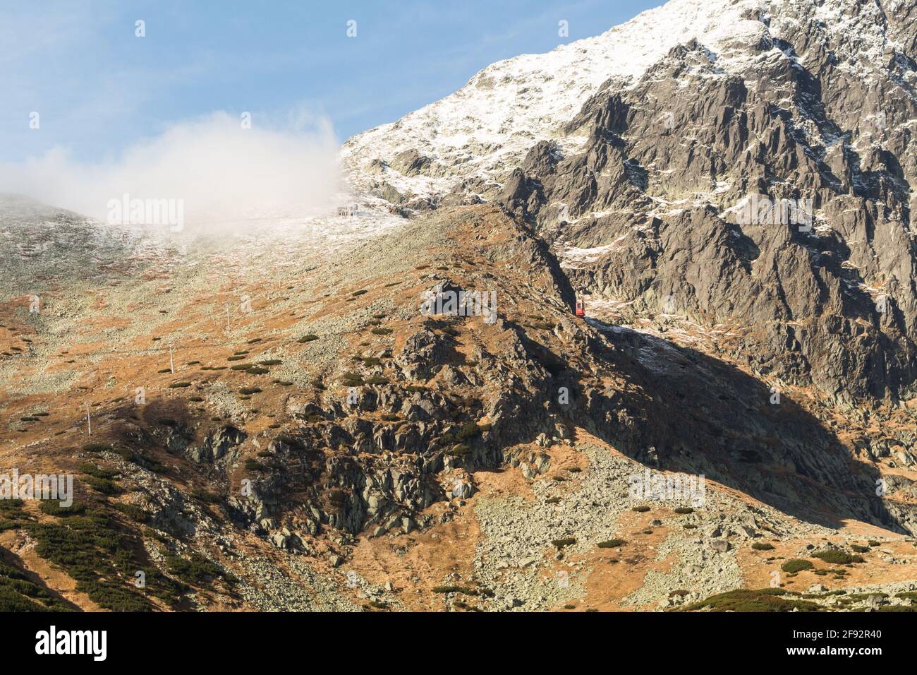 Mountains in the High Tatras with clouds Stock Photo - Alamy
