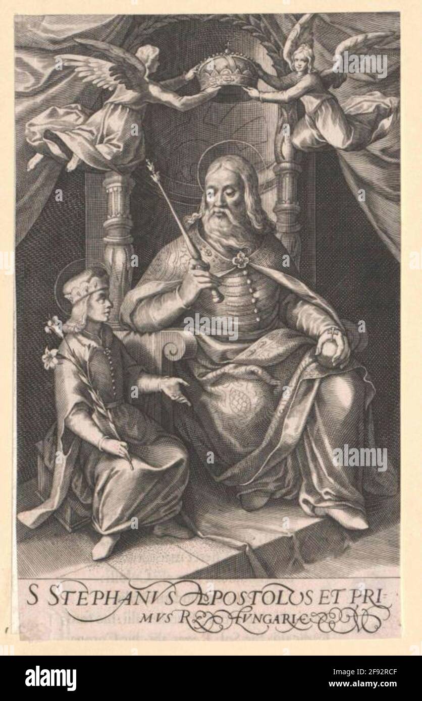 Stephan I. The Holy, King of Hungary Stock Photo - Alamy