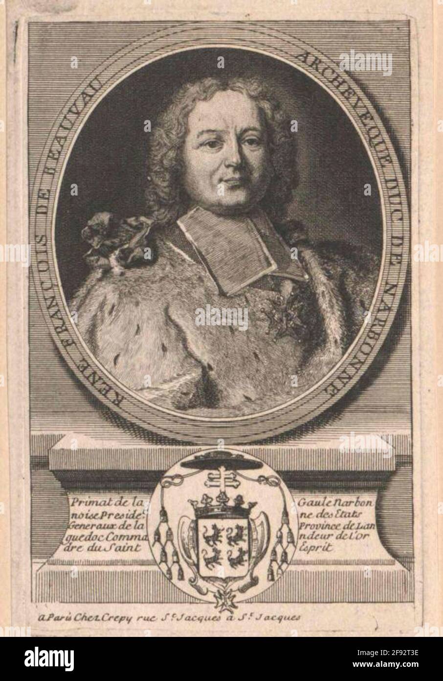 Beauvau, RenéFrancois de Stock Photo Alamy