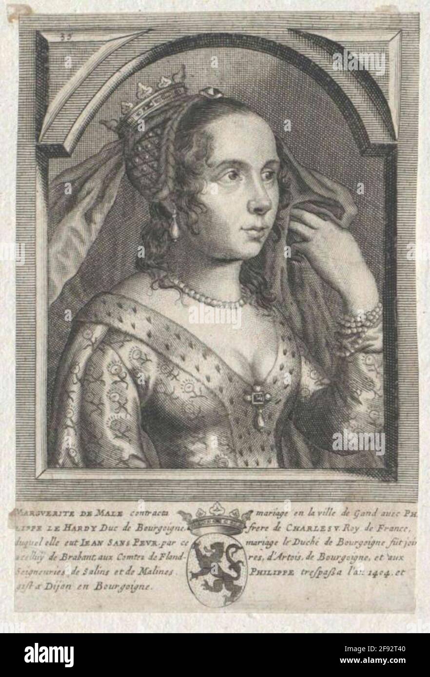 Margarete II., Countess of Flanders Stock Photo Alamy
