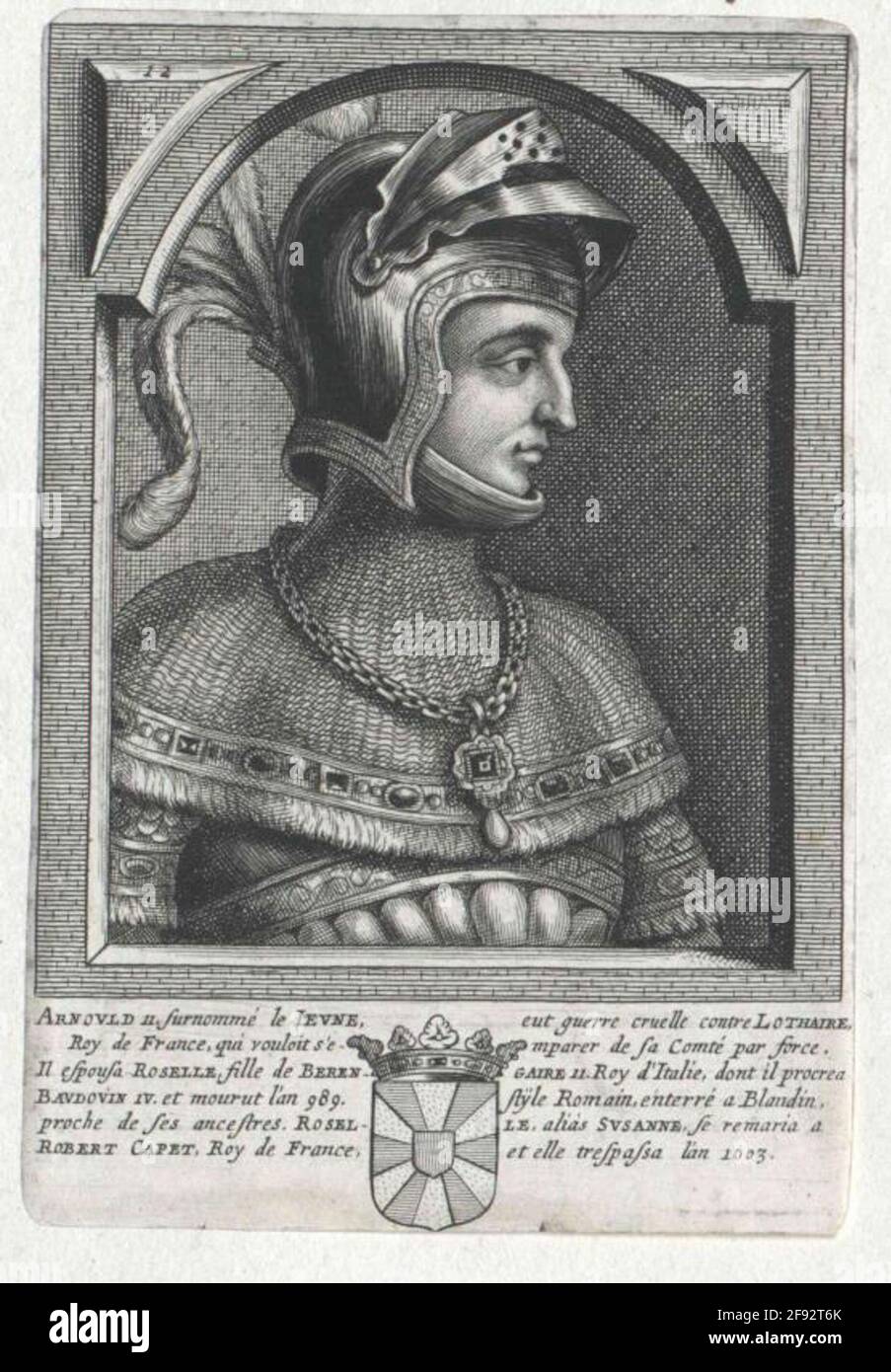 Arnulf II, Count of Flanders Stock Photo Alamy