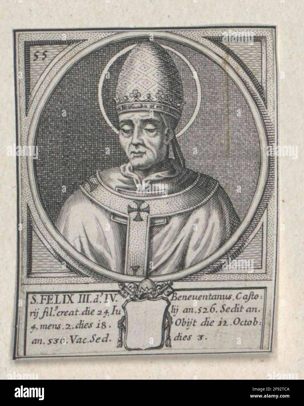 Felix IV., Pope Stock Photo - Alamy