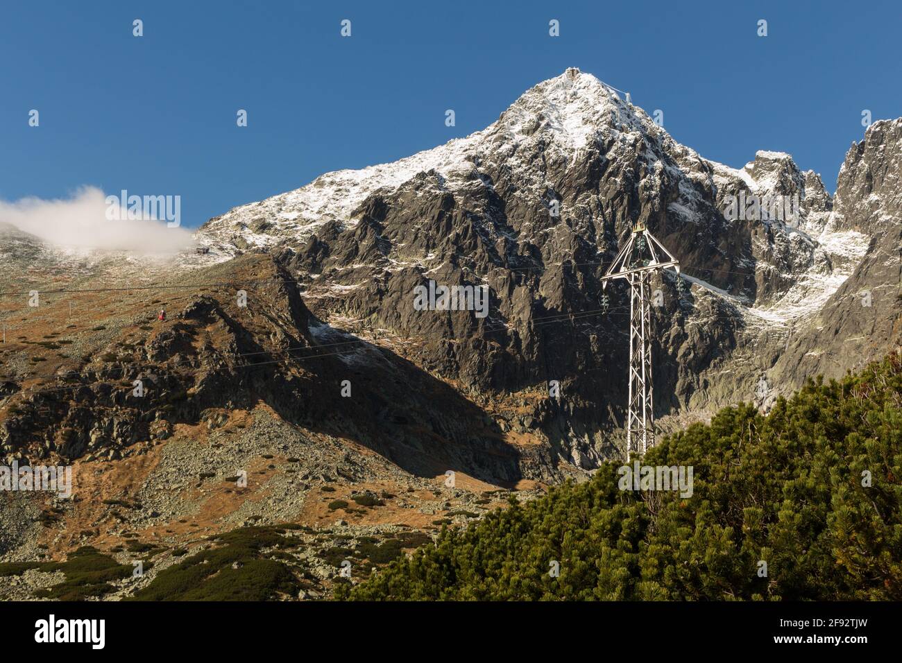 Mountains in the High Tatras with clouds Stock Photo - Alamy