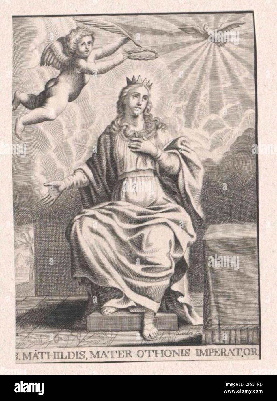 Mathilde, German Queen, Holy Stock Photo Alamy