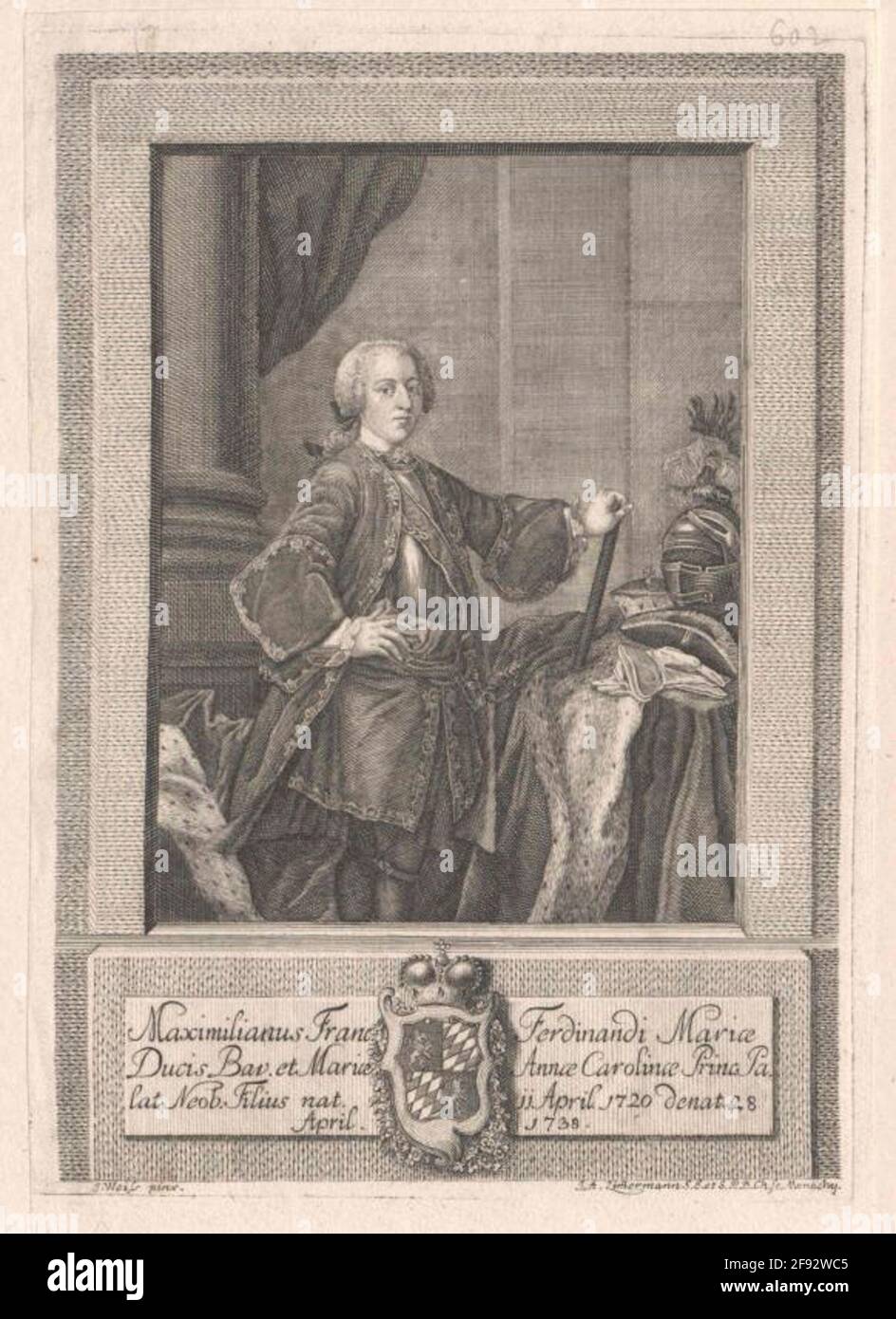 Maximilian Josef Franz, Duke of Bavaria. Stock Photo