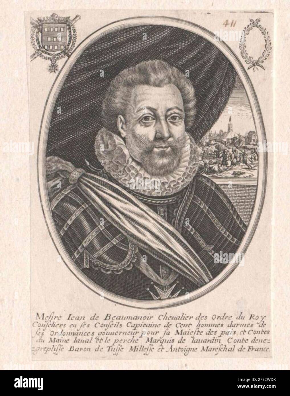 Beaumanoir, Marquis de Lavardin, Jean de Stock Photo Alamy