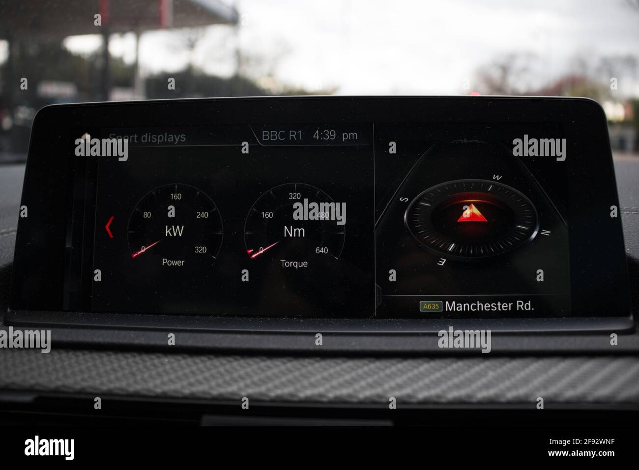 A Bmw M2 Competition Digital Dashboard With Sports Display Brake Horse Power Bhp Graphs And Directional Compass Stock Photo Alamy A Bmw M2 Competition Digital Dashboard With Sports Display Brake Horse Power Bhp Graphs And Directional Compass Stock Photo Alamy
