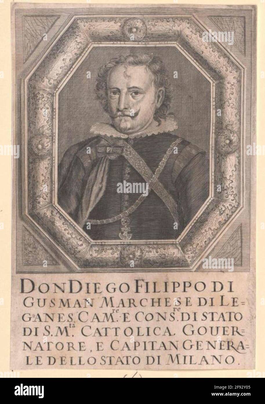Guzmán, Diego Felipe Duque de Sanlúcar La Mayor. Stock Photo