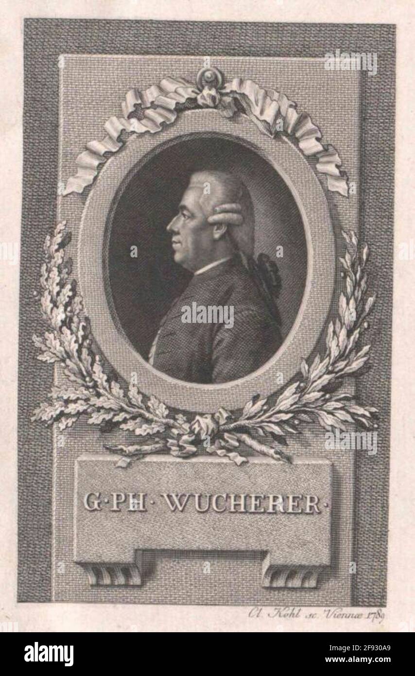 Wucherer, Georg Philipp. Stock Photo