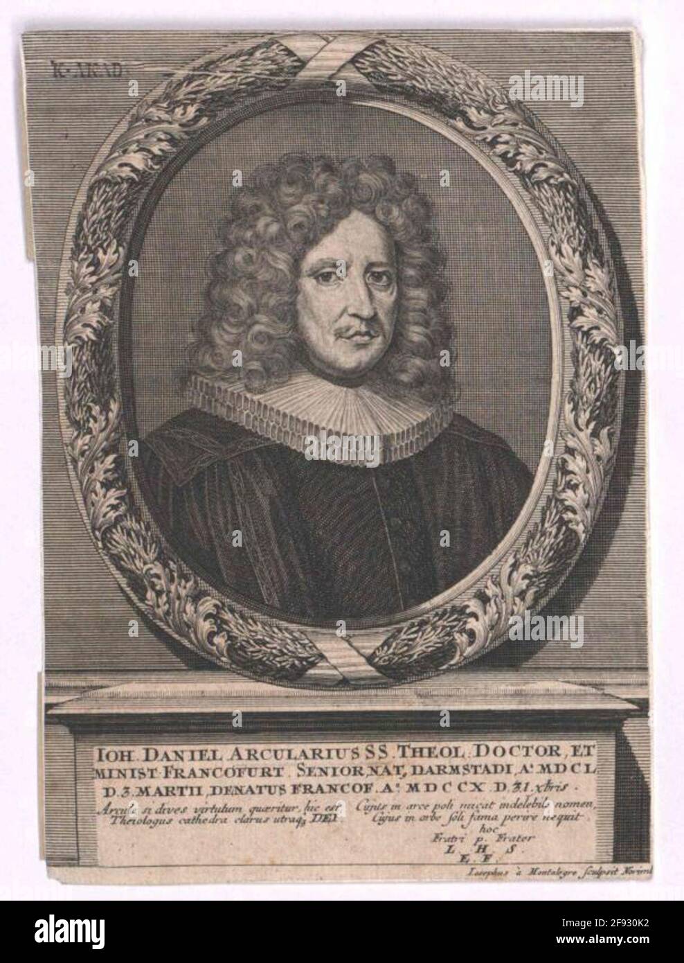 Arcularius, Johann Daniel Stock Photo - Alamy