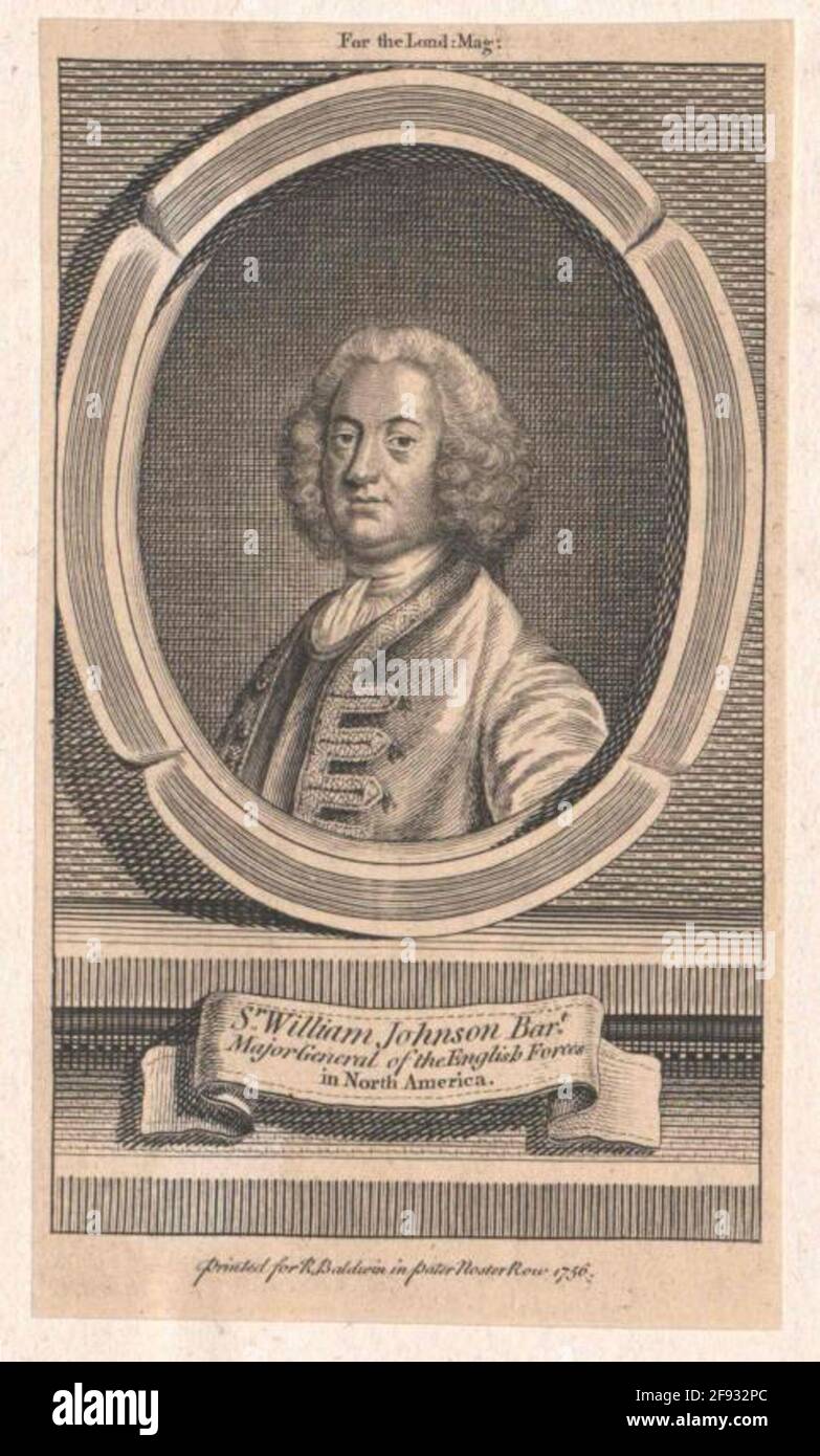 Johnson, Sir William 1st Stock Photo Alamy