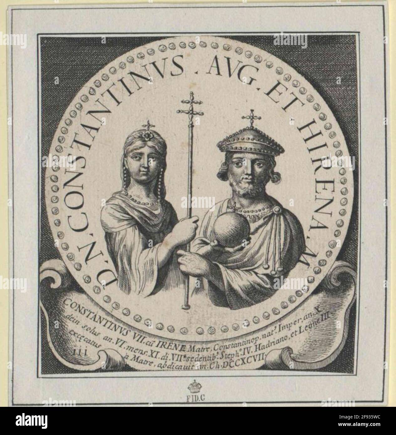Nikephoros I., oströmischer Kaiser Stock Photo Alamy