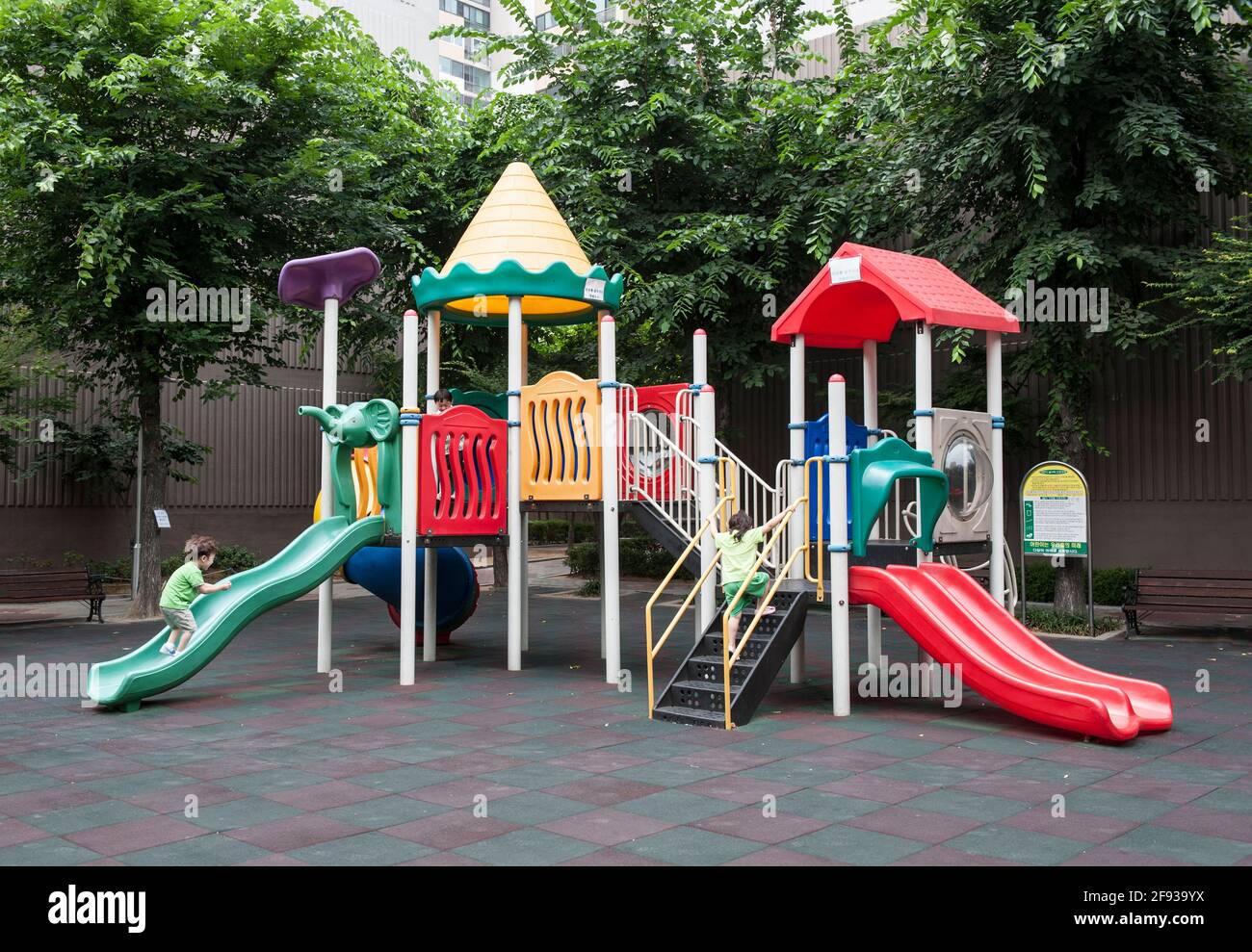 Fun and fun children's playground Stock Photo - Alamy