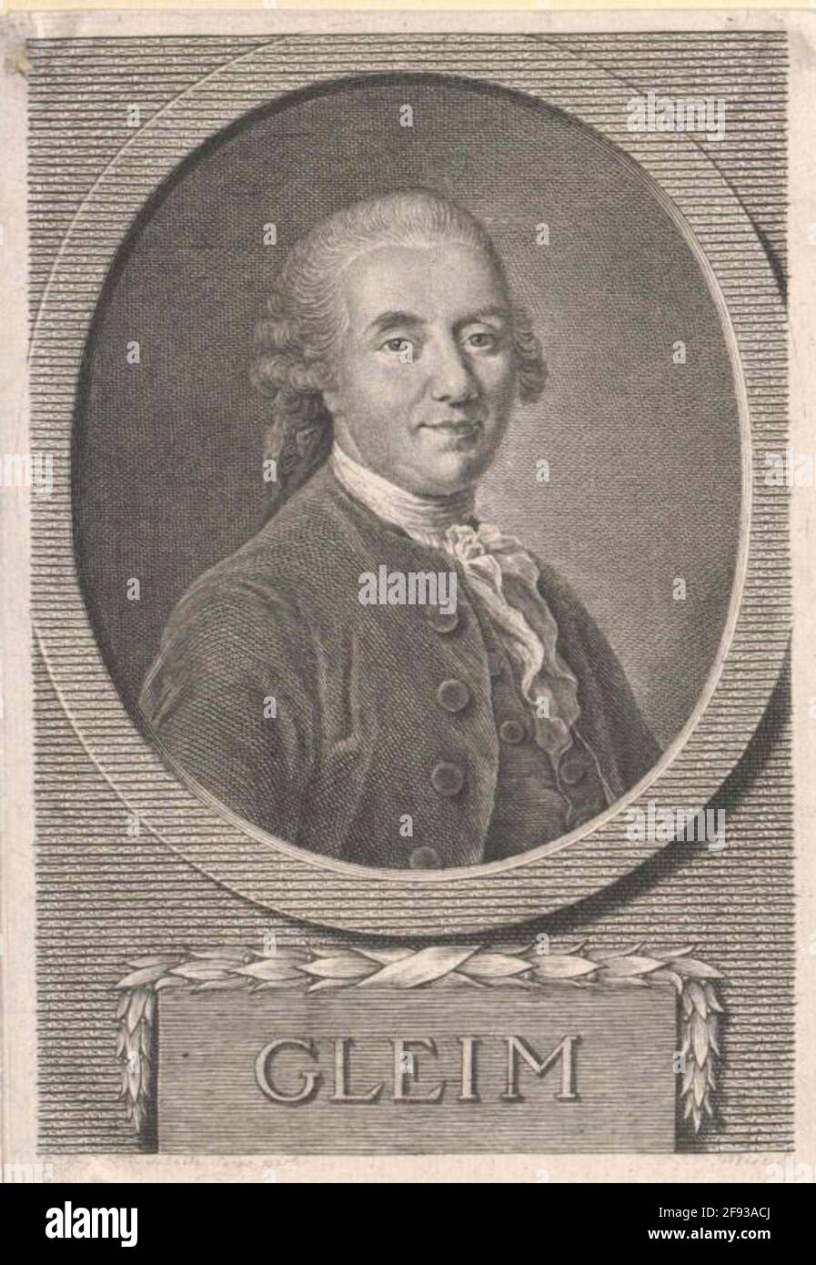 Gleim, Johann Wilhelm Ludwig Stecher: Way, Gotthelf Wilhelm Stock Photo
