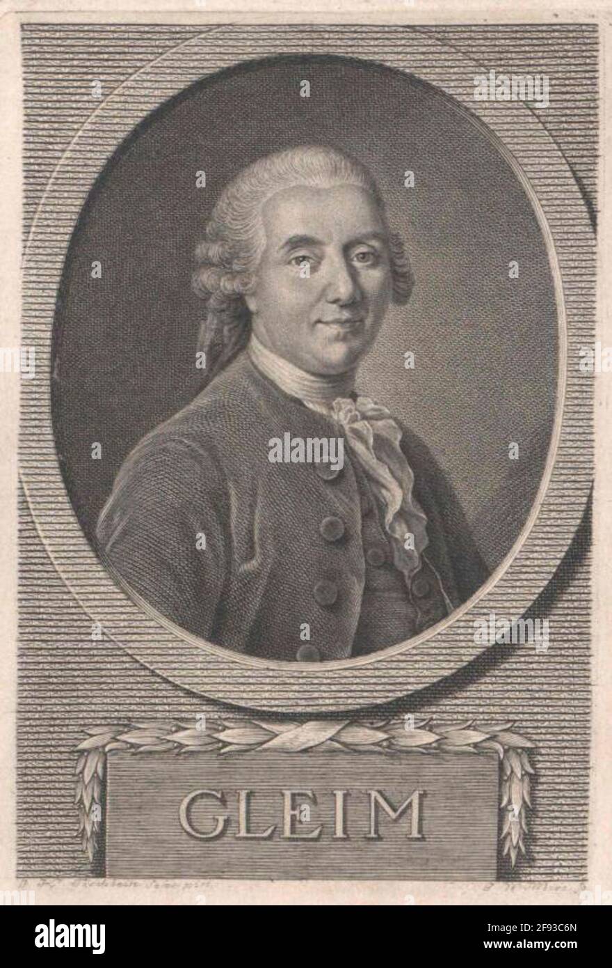 Gleim, Johann Wilhelm Ludwig Stecher: Way, Gotthelf Wilhelm Stock Photo