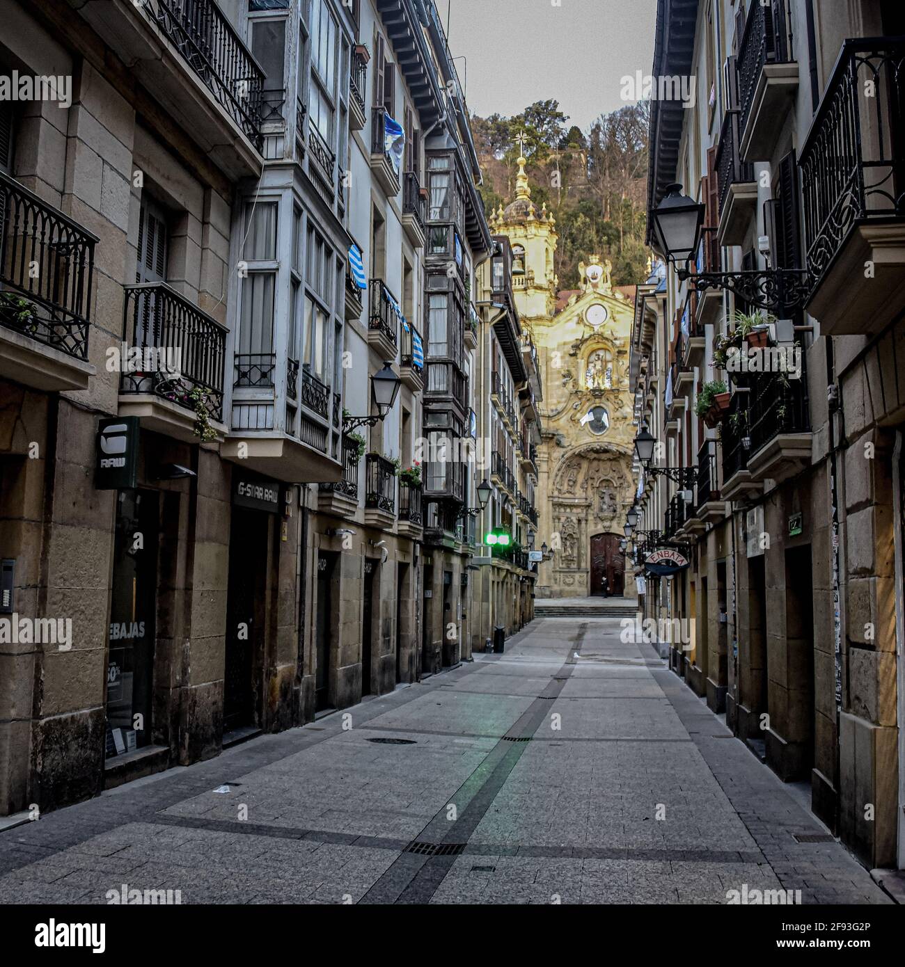 Signs in san sebastian historic hi-res stock photography and images - Alamy