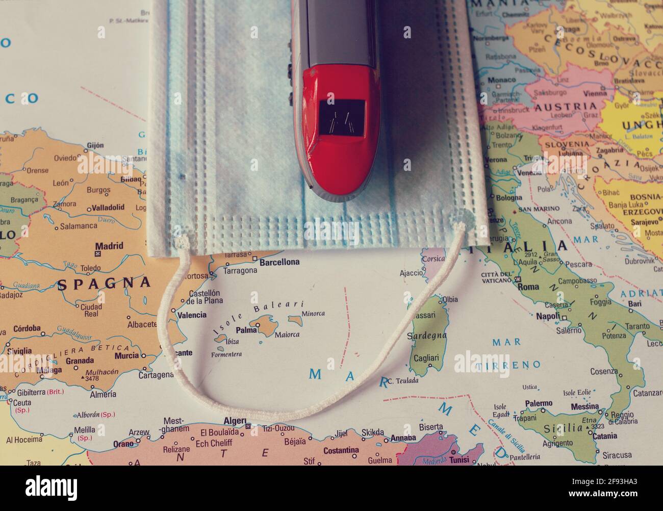 Europe rail map hires stock photography and images Alamy