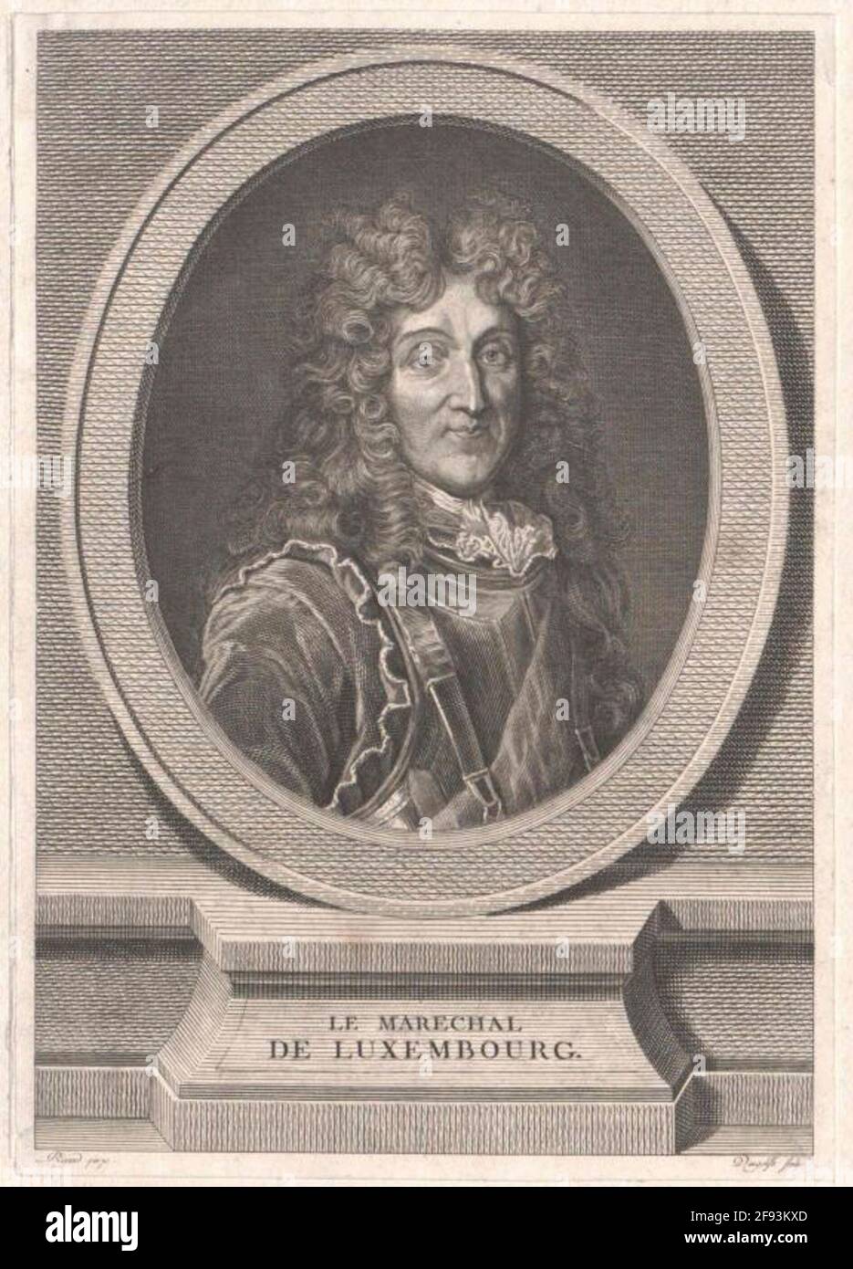 Luxembourg, François Henri de MontmorencyBouteville Duc de Stock Photo