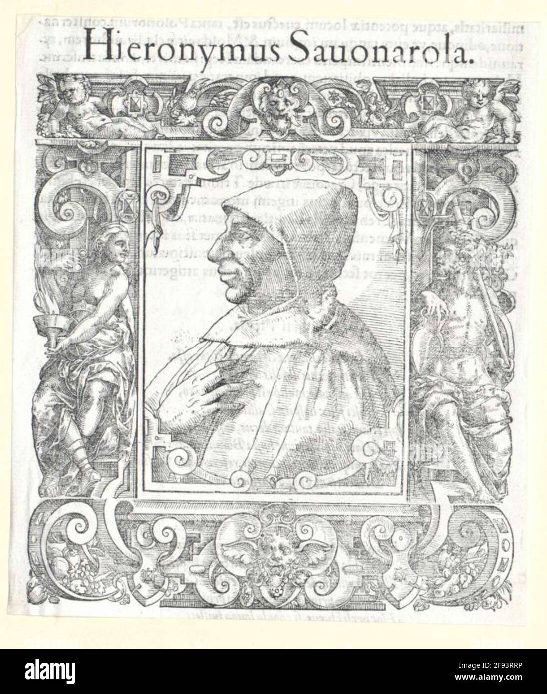Savonarola, Girolamo Stecher: Stimmer, TobiasLeger: Perna, Peter Printer: Basel Stock Photo