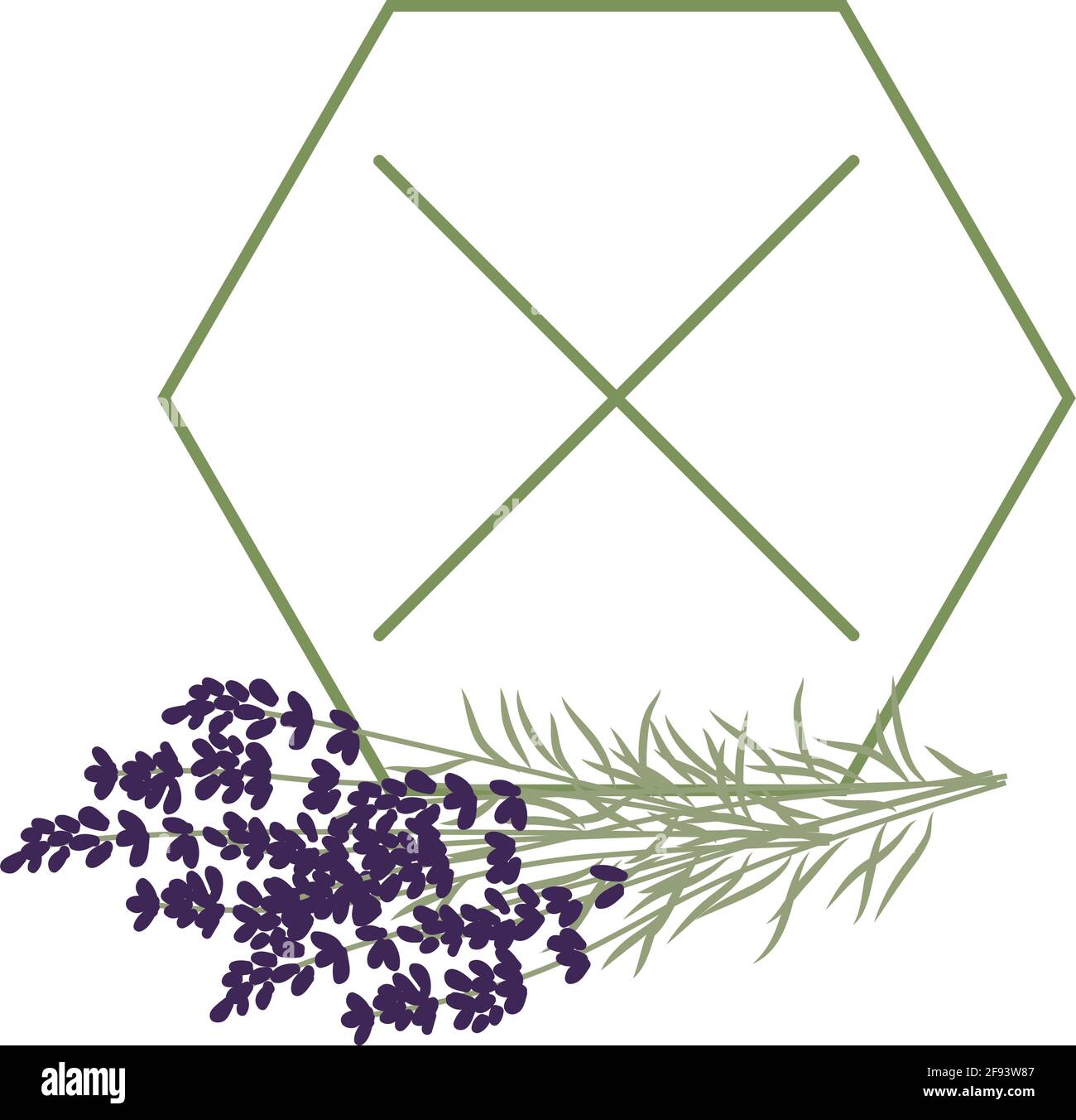 lavender vector frame Stock Vector Image & Art - Alamy