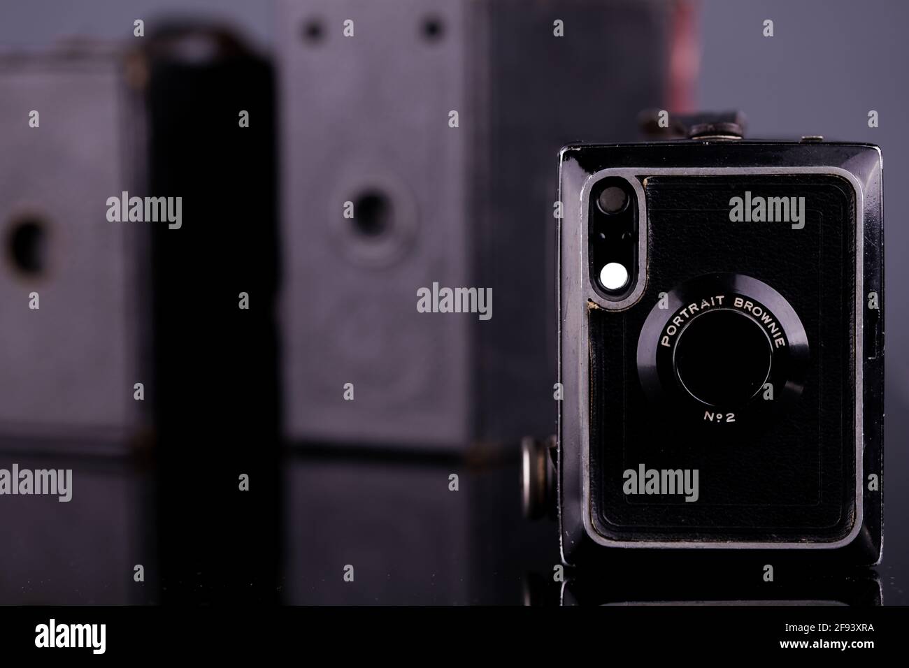 April 8, 2021 Gaziantep, Turkey. A camera from the 1920s. In the 1920s cameras began to have a