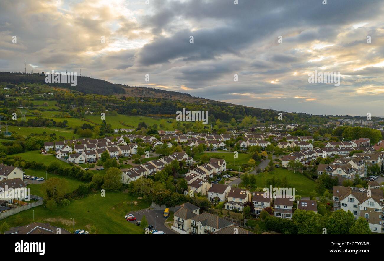 House Building in Ireland Stock Photo