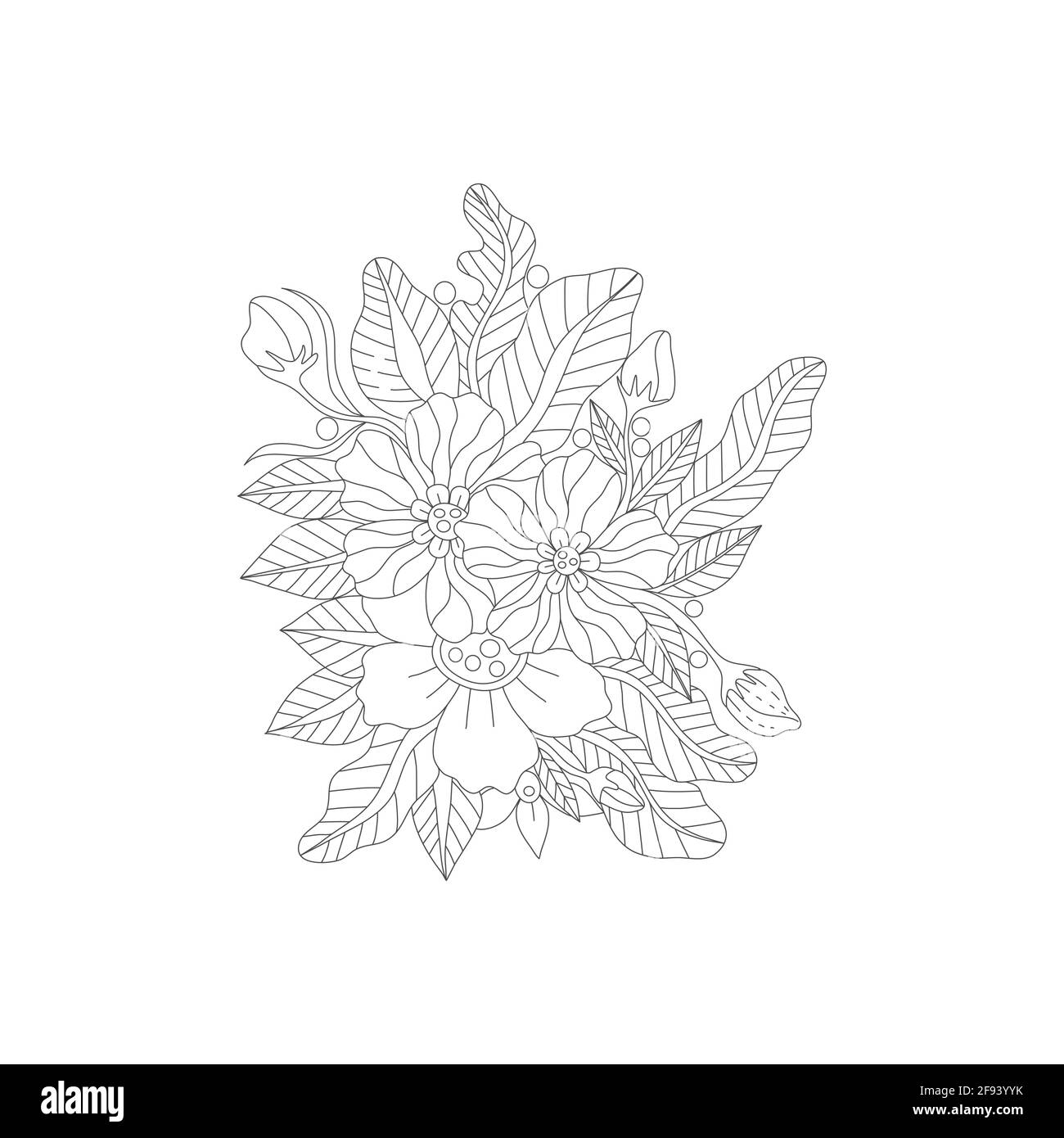 Adult coloring book Black and White Stock Photos & Images - Alamy