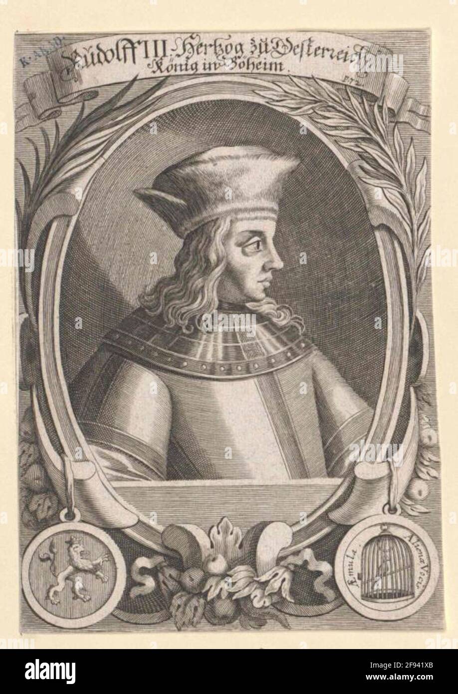 Rudolf III., Duke of Austria Stock Photo Alamy