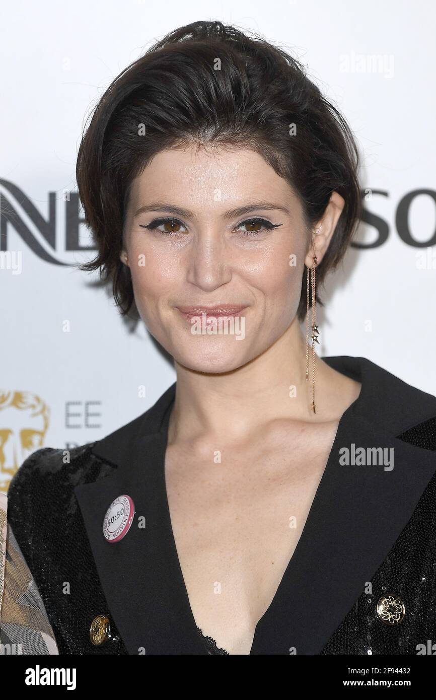 Gemma Arterton attends the British Academy Film Awards Nominees Party at Kensington Palace in London. 17th February 2018 © Paul Treadway Stock Photo