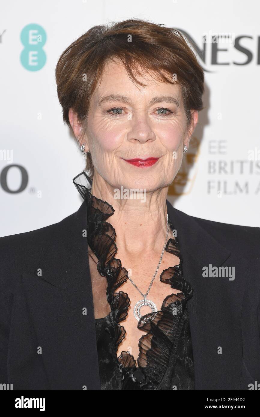 Celia Imrie attends the British Academy Film Awards Nominees Party at Kensington Palace in London. 17th February 2018 © Paul Treadway Stock Photo