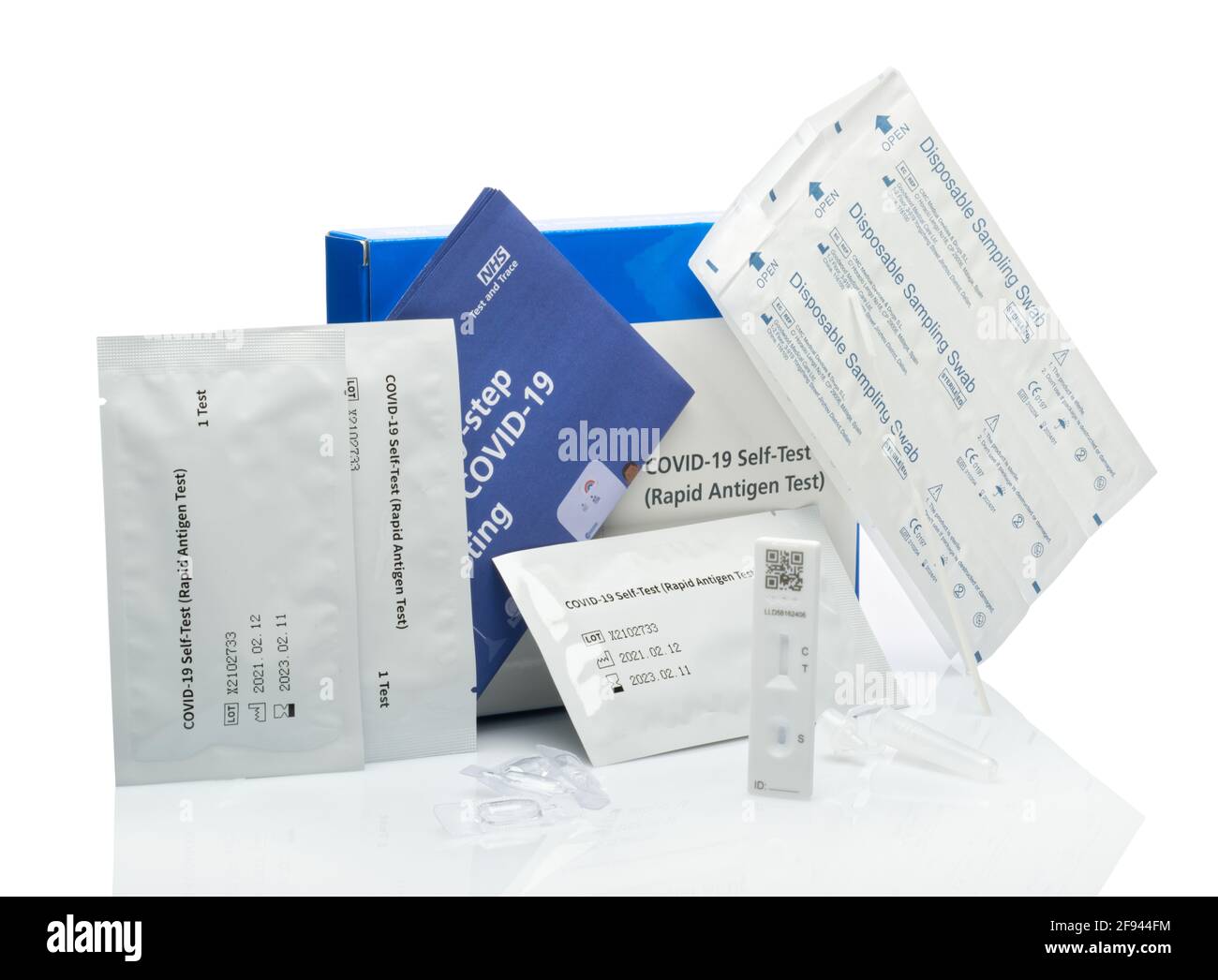 Lateral Flow Test Kit. Rapid Covid19 antigen test. Coronavirus test