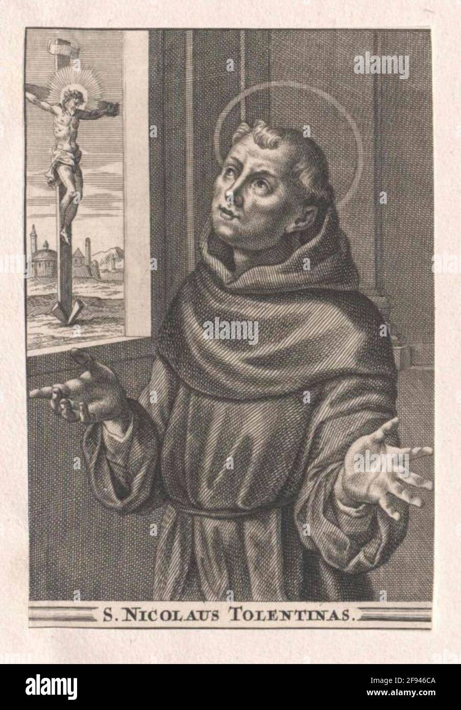 Nicholas of Tolentino, saint Stock Photo Alamy