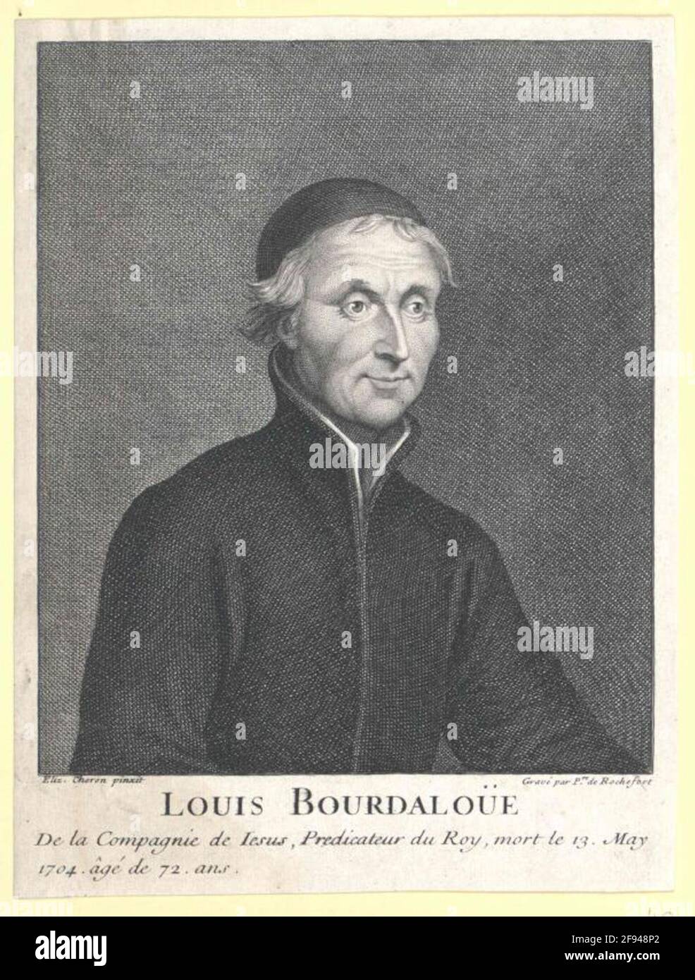 Bourdaloue, Louis Stecher: Rochefort, Pierre Dedatierung: 1704/1728 Stock Photo