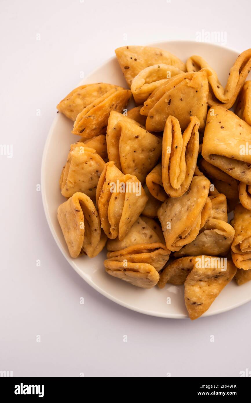 Layered or strips Mathri or mathiya is a popular snack recipe that ...