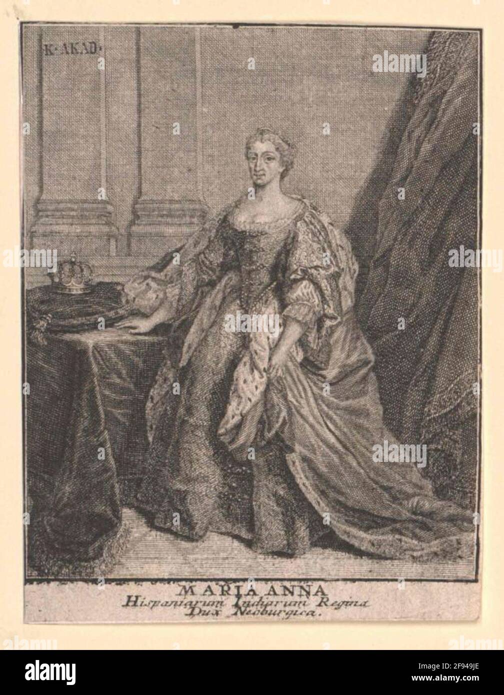 Marie Anna, Princess of the Palatinate Neuburg Stock Photo Alamy