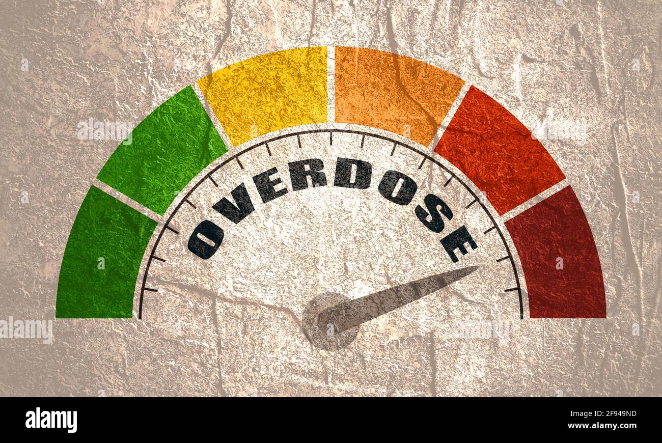 Color scale with arrow from red to green. The measuring device icon ...