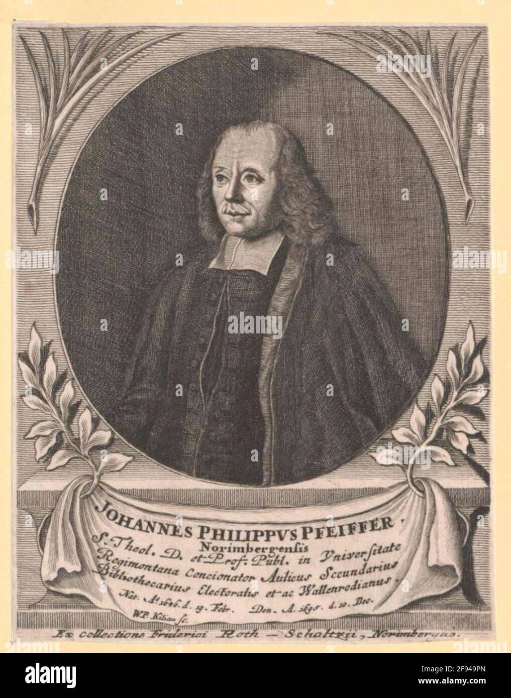 Pfeiffer, Johann Philipp. Stock Photo