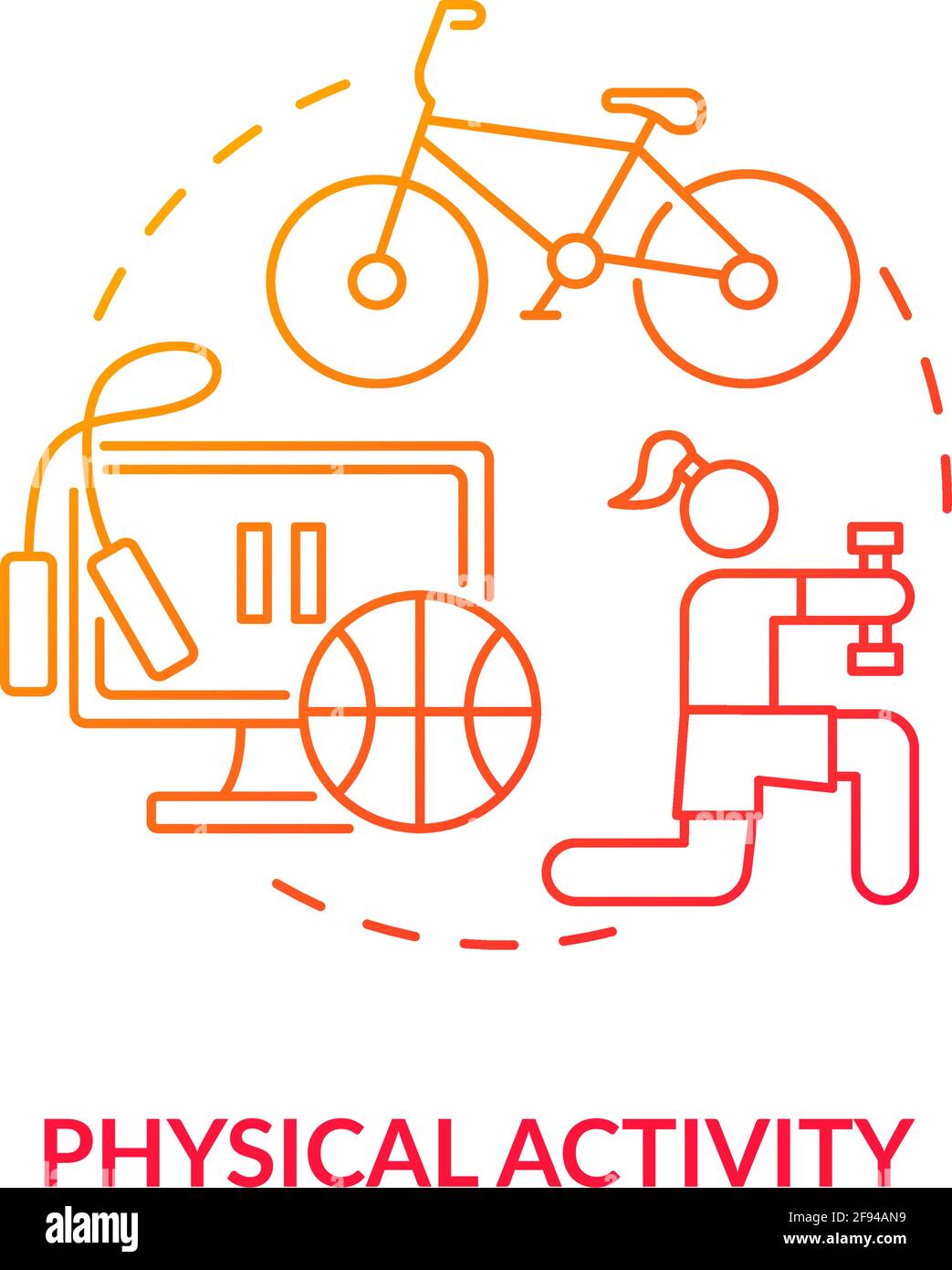 Physical activity concept icon Stock Vector Image & Art Alamy
