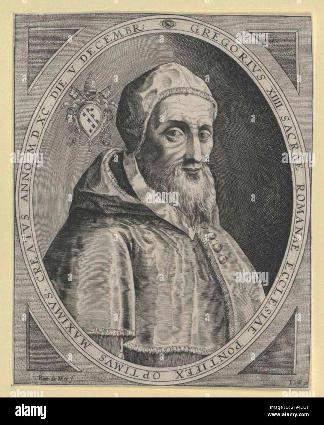 Gregor XIV., papa Stock Photo Alamy