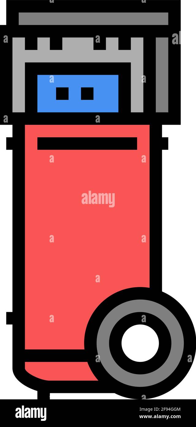 Mobile air compressor Stock Vector Images - Alamy