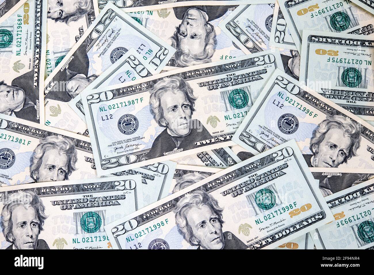 US dollars abstract background Stock Photo