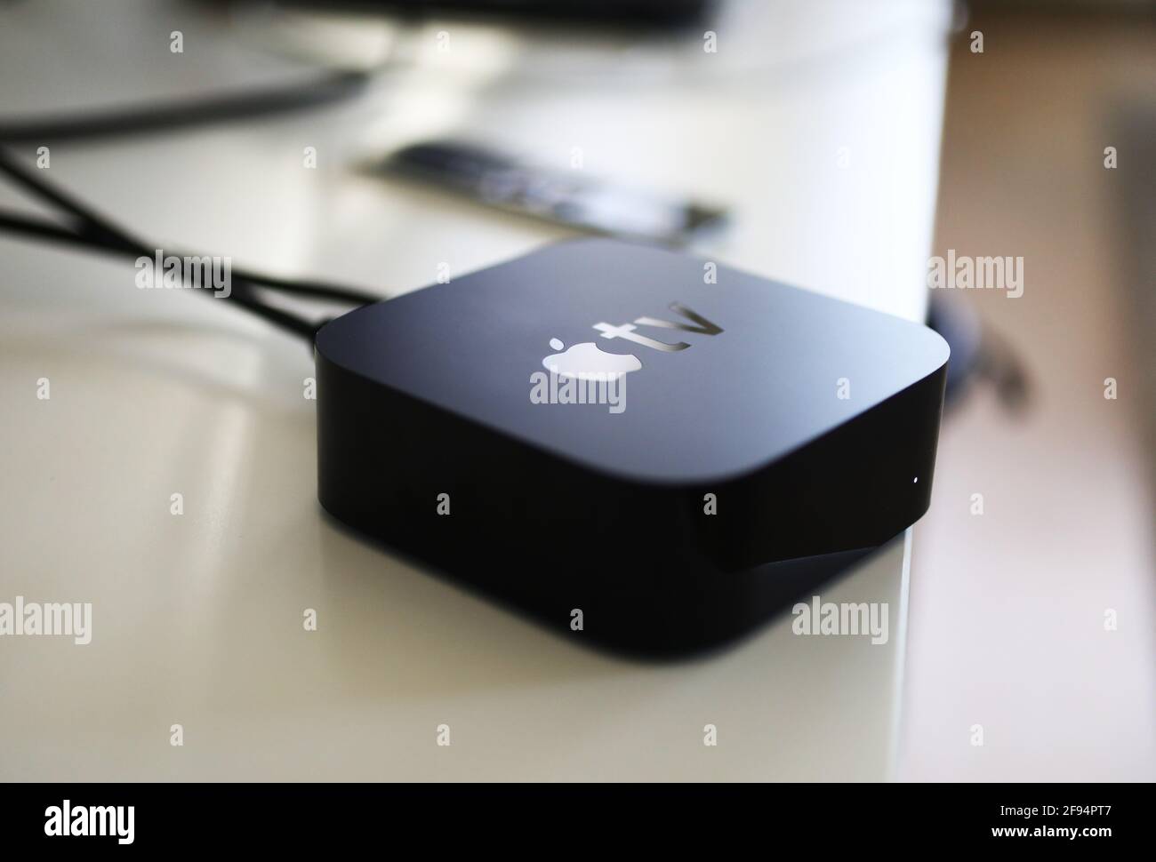 Apple TV is a digital media player and microconsole developed and sold by  Apple Inc Stock Photo - Alamy