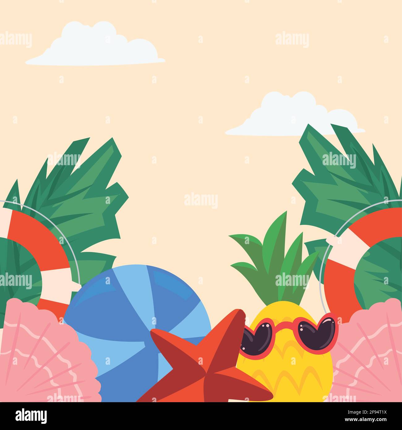 Summer and vacation icon bundle Stock Vector Image & Art - Alamy