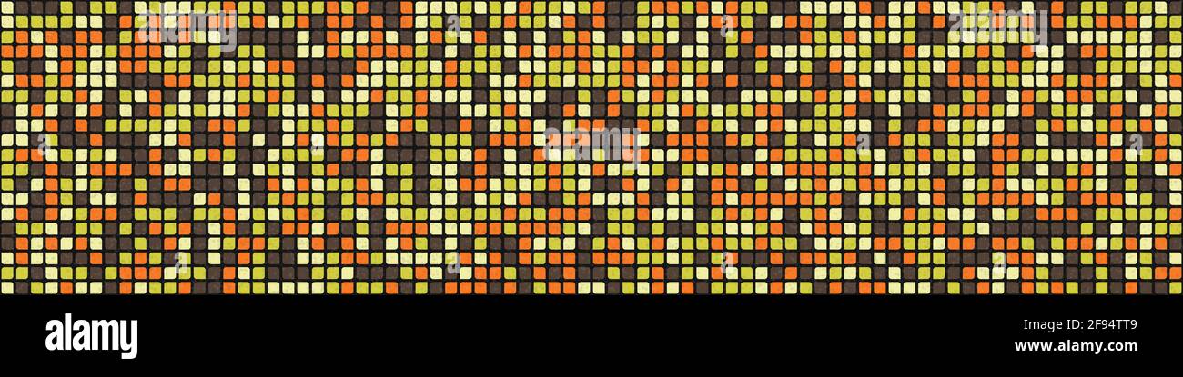 Abstract Geometrical generative computational art illustration Stock Vector